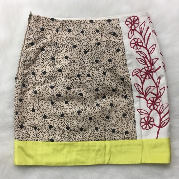 [[Anthropologie]] Leifnotes Brimming Borders Skirt - Picture 3 of 8